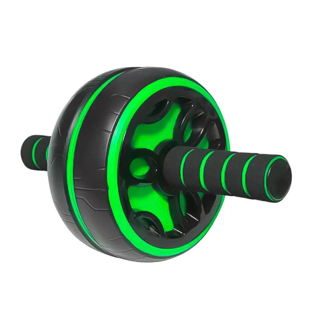 Kit 2 Rodas Rolo Exercícios Abdominal Lombar Profissional E Tapetinho - 3