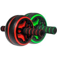 Kit 2 Rodas Rolo Exercícios Abdominal Lombar Profissional E Tapetinho - 1