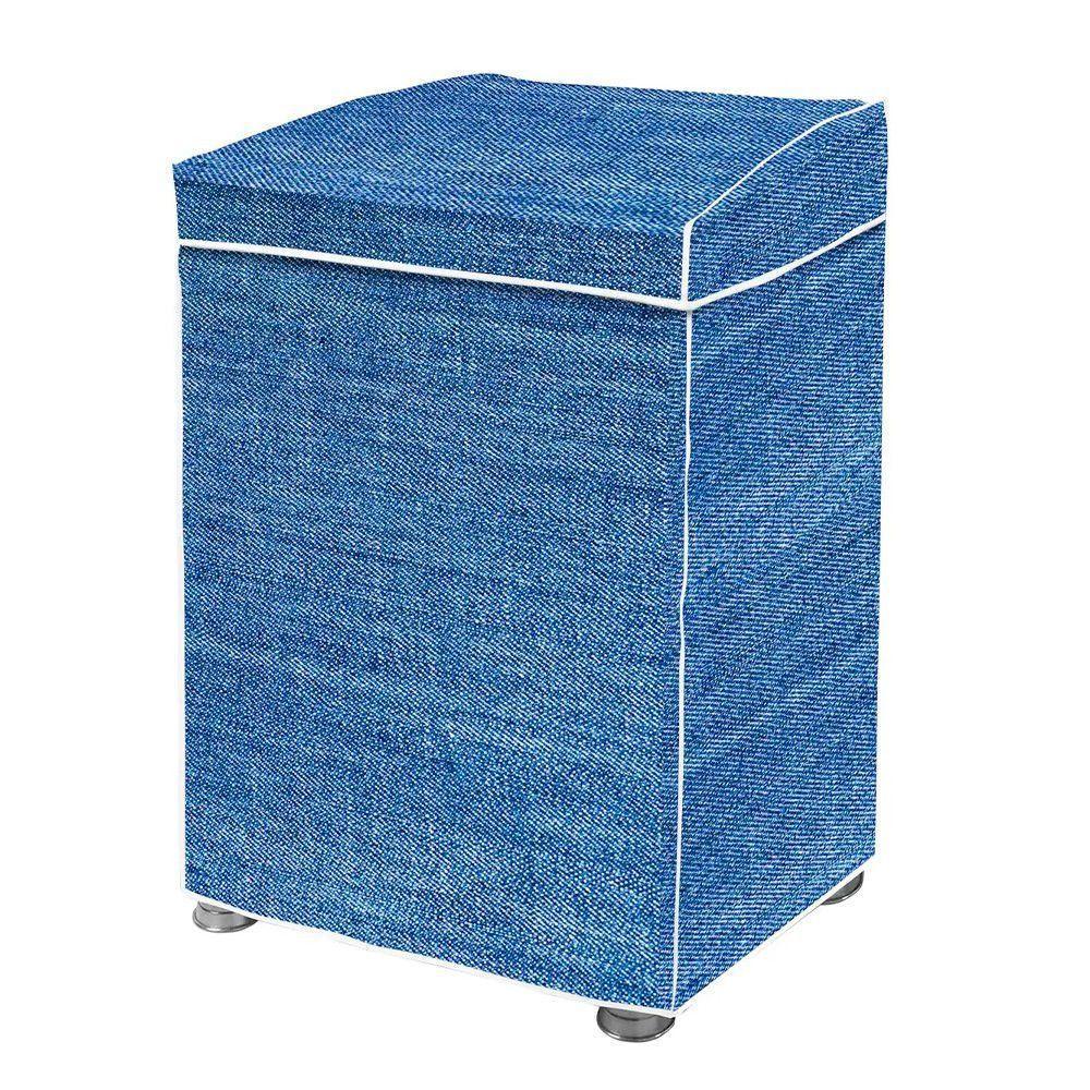 Capa Maquina De Lavar Flanelada Jeans P - 1