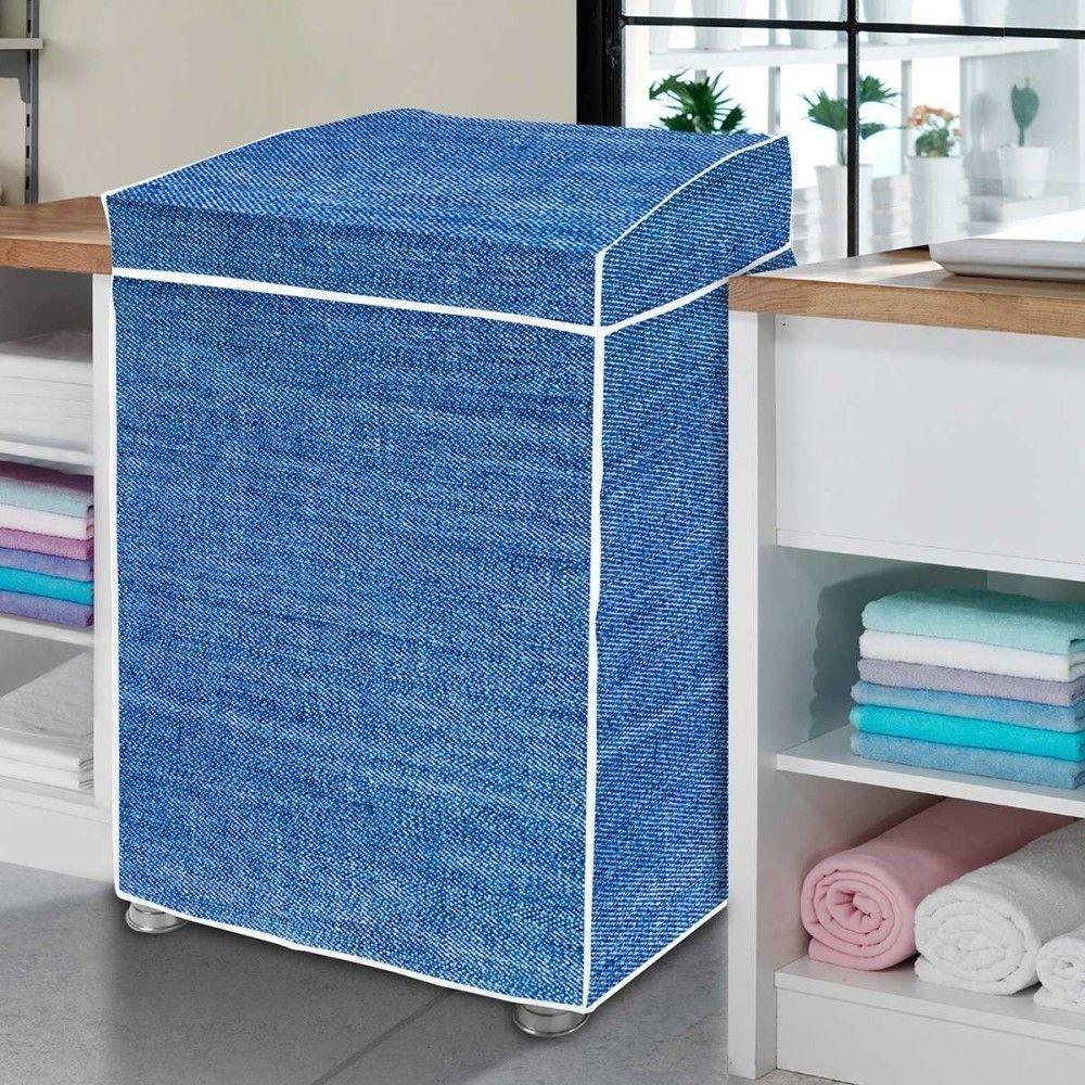 Capa Maquina De Lavar Flanelada Jeans P - 3