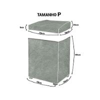 Capa Maquina De Lavar Flanelada Jeans P - 2