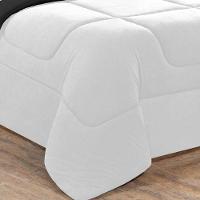 Kit Edredom Malha 100% Algodão Gran Moratta 3 Peças Casal - Branco-preto - 3