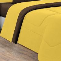 Edredom Malha 100% Algodão Gran Moratta 1 Peça King - Amarelo-marrom - 2