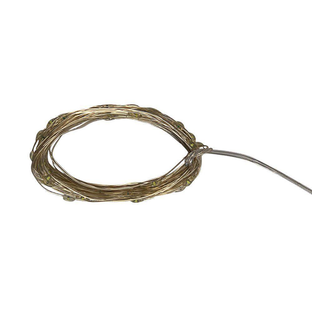 Fio De Fada Led Para Decoração Cordão De Luz 5 Metros - Branco - 7