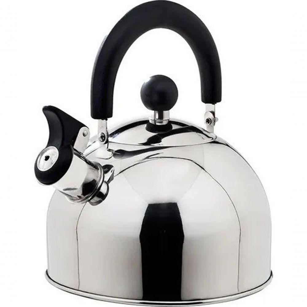 Chaleira Com Tampa E Apito Em Aço Inox 2 Litros - 1