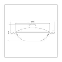 Wok Tramontina Paris Com Revestimento Interno E Externo Em Antiaderente Starflon Max Vermelho