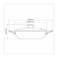 Wok Tramontina Com Revestimento Interno E Externo Em Antiaderente Starflon Max Grafite 28 Cm 3,3 L - 6