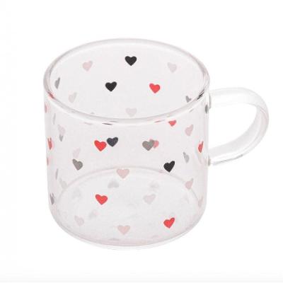 Kit 6 Canecas De Vidro Love 125 Ml - Lyor