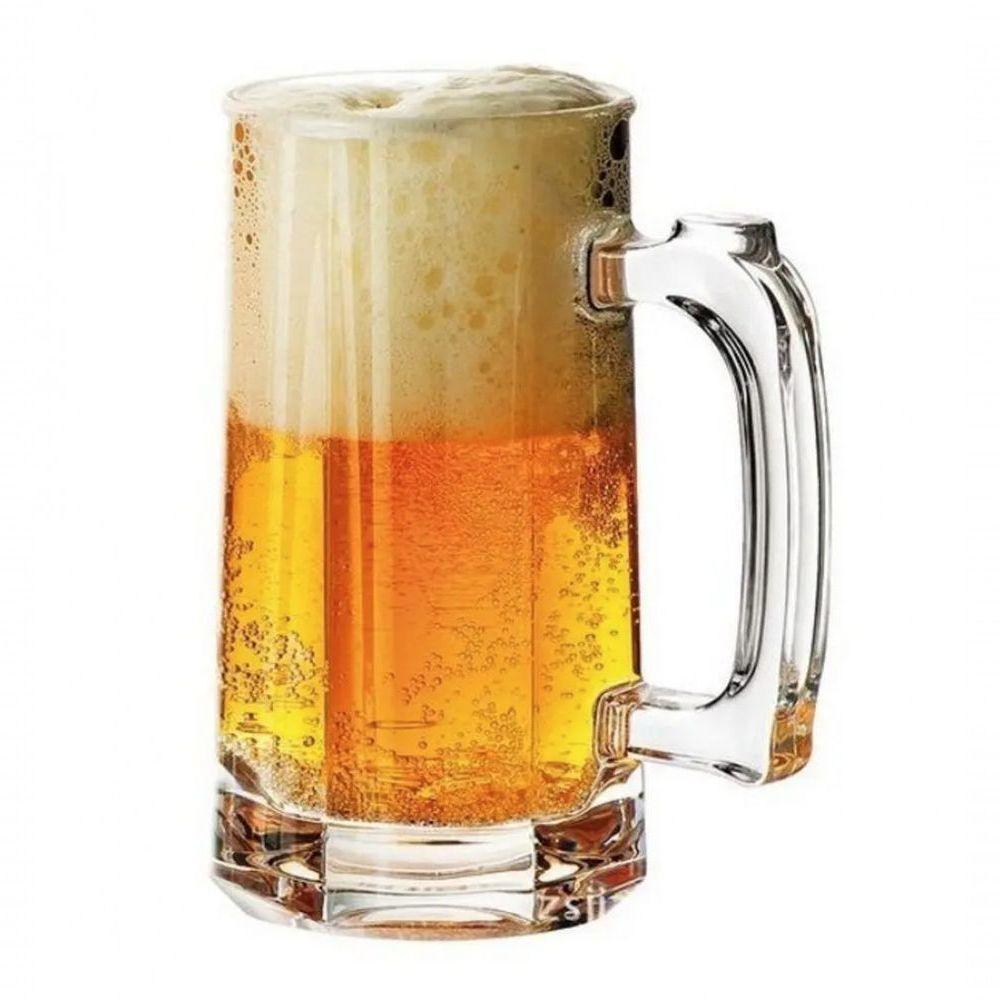 Kit 6 Caneca De Chopp Cerveja Vidro Temperado Zero Grau - 5