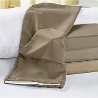 Capa Para Travesseiro De Corpo 1,40x0,45m Rafaela 1 Peça - Caqui - 1