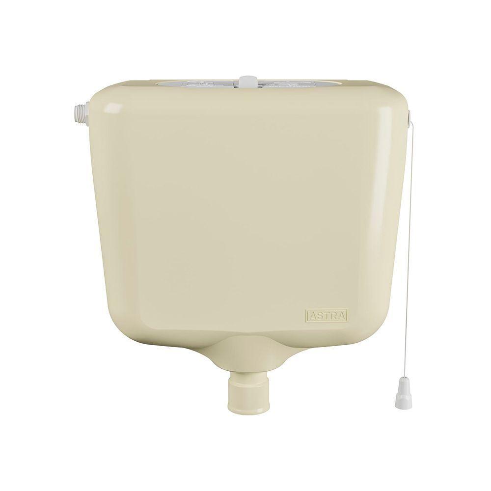 Caixa De Descarga Elevada Astra C17/s Controlada 6 / 9 Litros Bege - 1