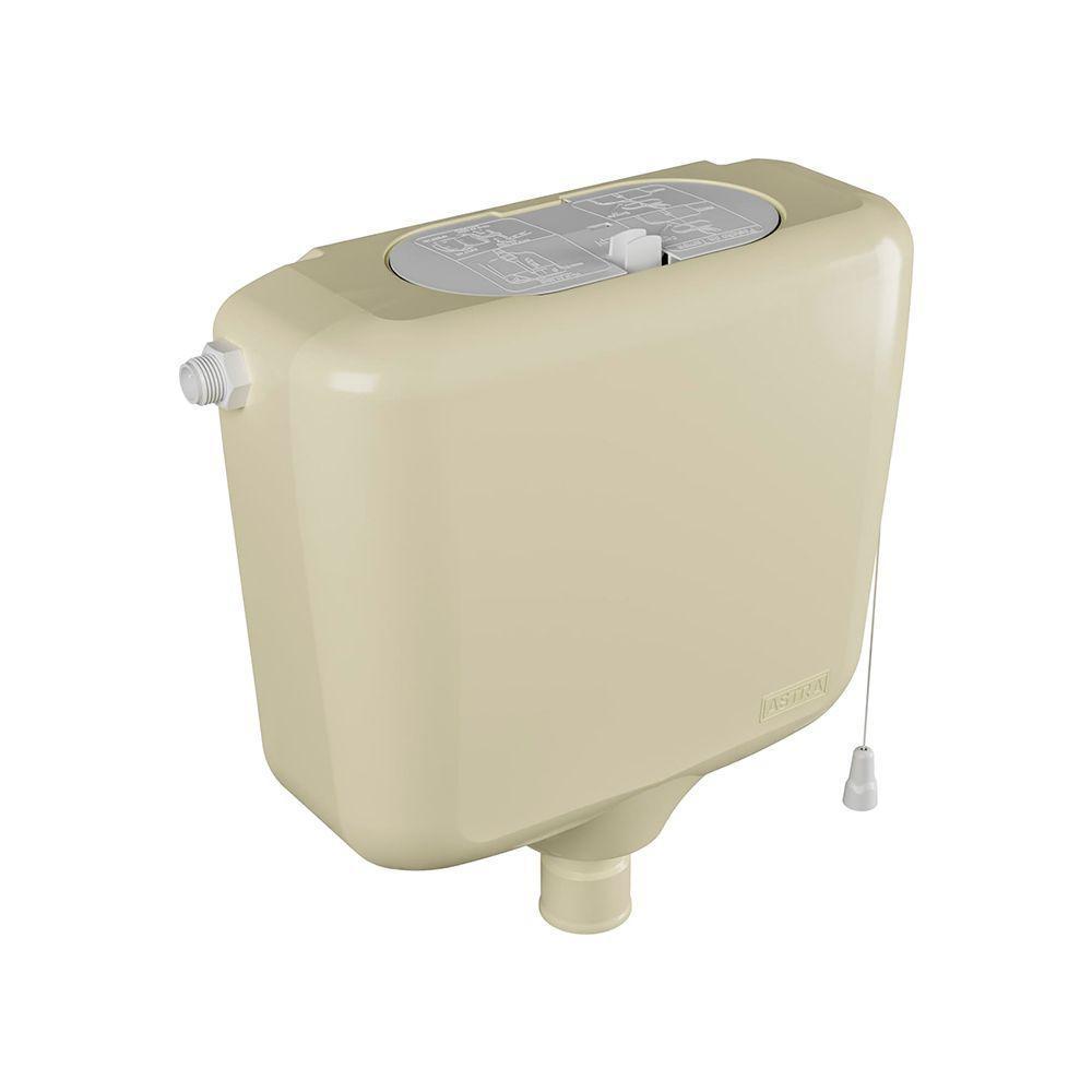 Caixa De Descarga Elevada Astra C17/s Controlada 6 / 9 Litros Bege - 5