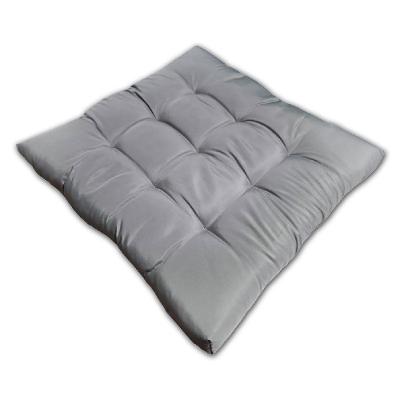 Almofada Futon Assento Decoração 50x50cm Flat Cinza
