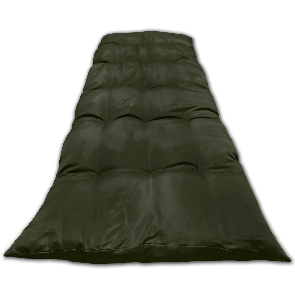 Almofada Futon Esteira Grande 60x1,70cm Flat Vários Modelos Verde Musgo - 4