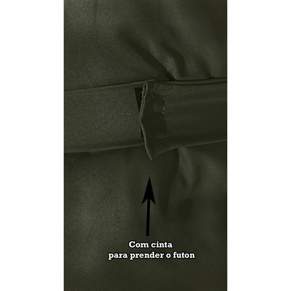 Almofada Futon Esteira Grande 60x1,70cm Flat Vários Modelos Verde Musgo - 6