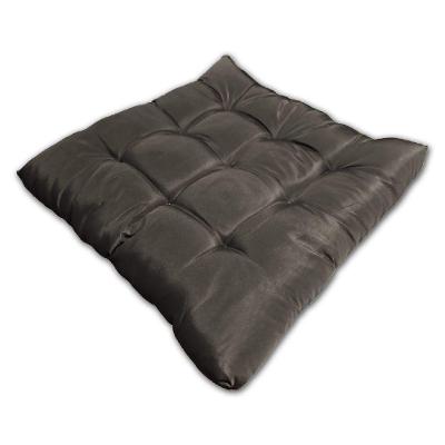 Almofada Futon Assento Decoração 50x50cm Flat Marrom Escuro