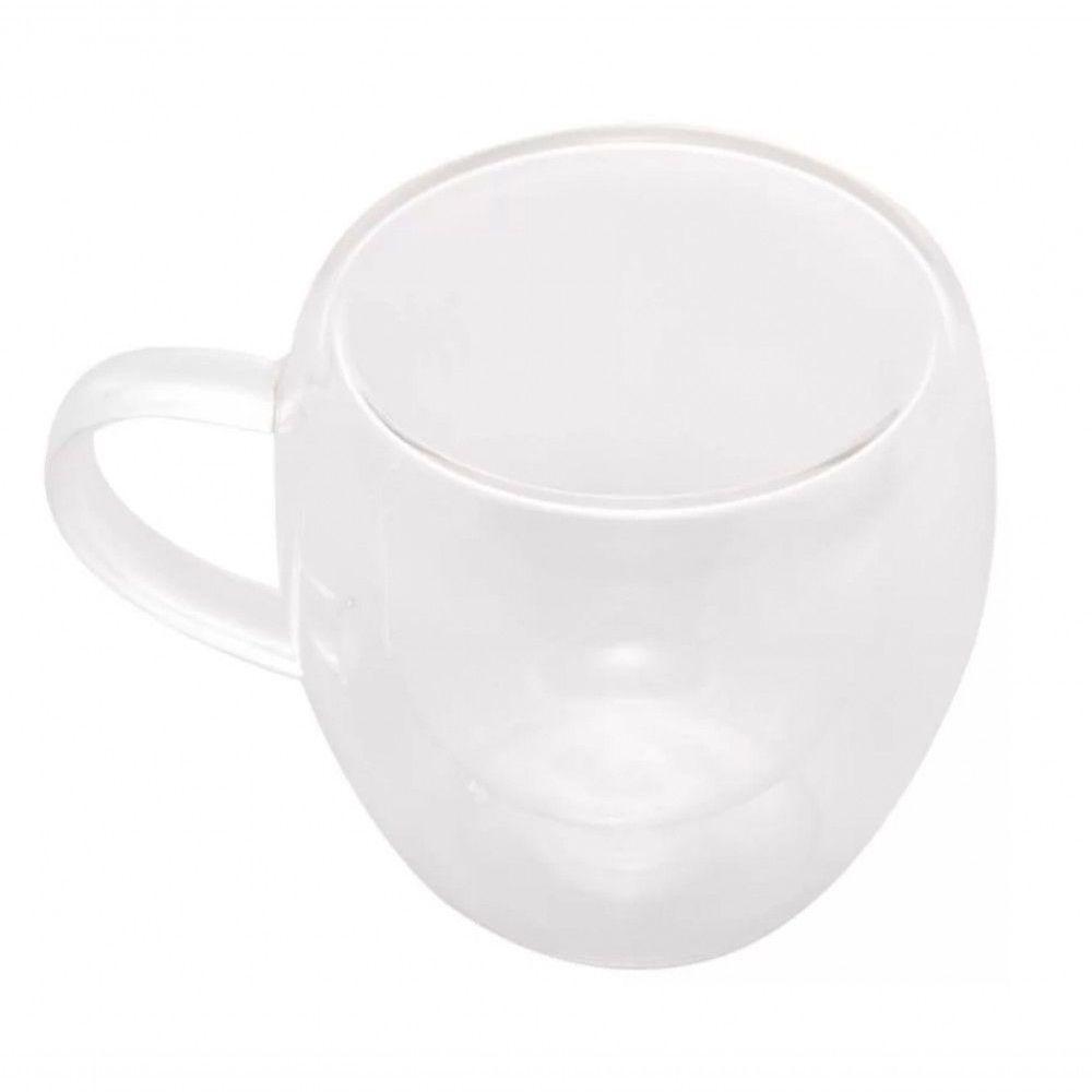 Conjunto 2 Xicaras De Cafe Parede Dupla Modern 80 Ml - Lyor - 4