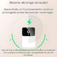 Interfone Inteligente Com Câmera Wifi E áudio Sem Fio Segurança E Conveniência Em Um Só Produto - 3