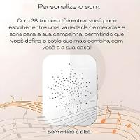 Interfone Inteligente Com Câmera Wifi E áudio Sem Fio Segurança E Conveniência Em Um Só Produto