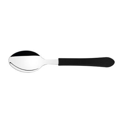 Kit 12 Colher De Mesa Leme Inox Preta Tramontina
