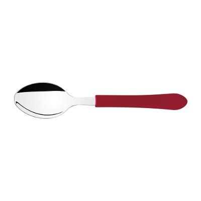 Kit 3 Colher De Mesa Inox Vermelho Leme Tramontina