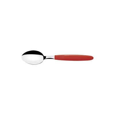 Kit 3 Colher Cha Tramontina Ipanema Inox Vermelho