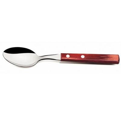 Kit 24 Colher De Mesa Inox Polywood Vermelha - Tramontina