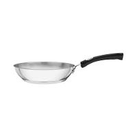 Frigideira Tramontina Solar Silicone Rasa Em Aço Inox Fundo Triplo Com Cabo De Silicone 24 Cm 2,1 L - 1