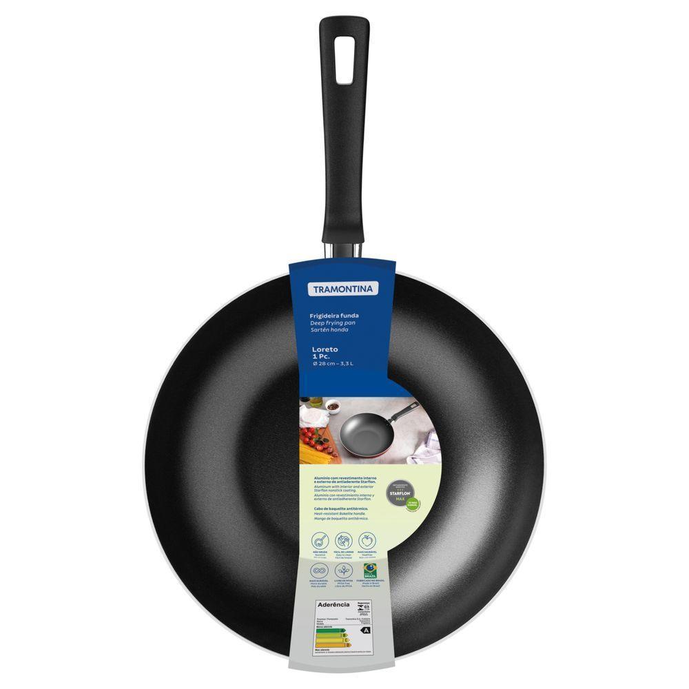 Frigideira Funda Tramontina Loreto Em Alumínio, Antiaderente Starflon Max Grafite 2 - 7