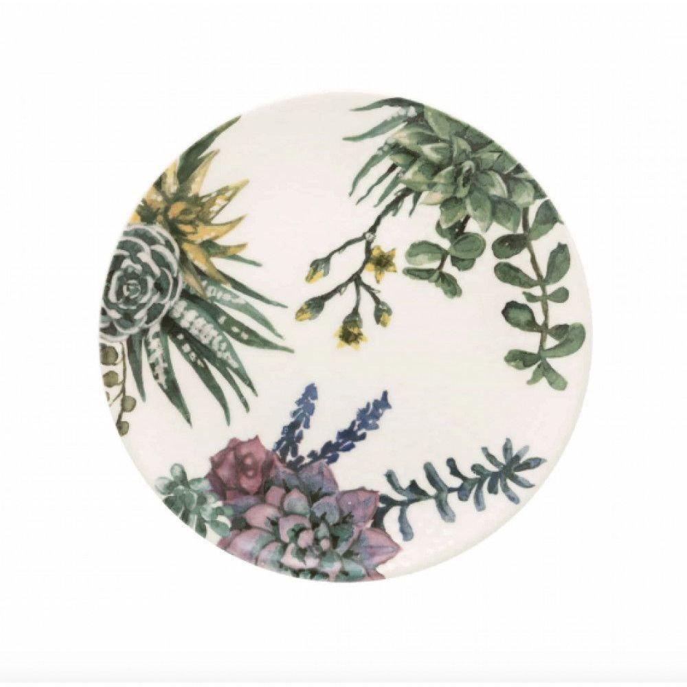 Jogo 4 Pratos Sobremesa Bothanica 18,5 Cm - Oxford - 1