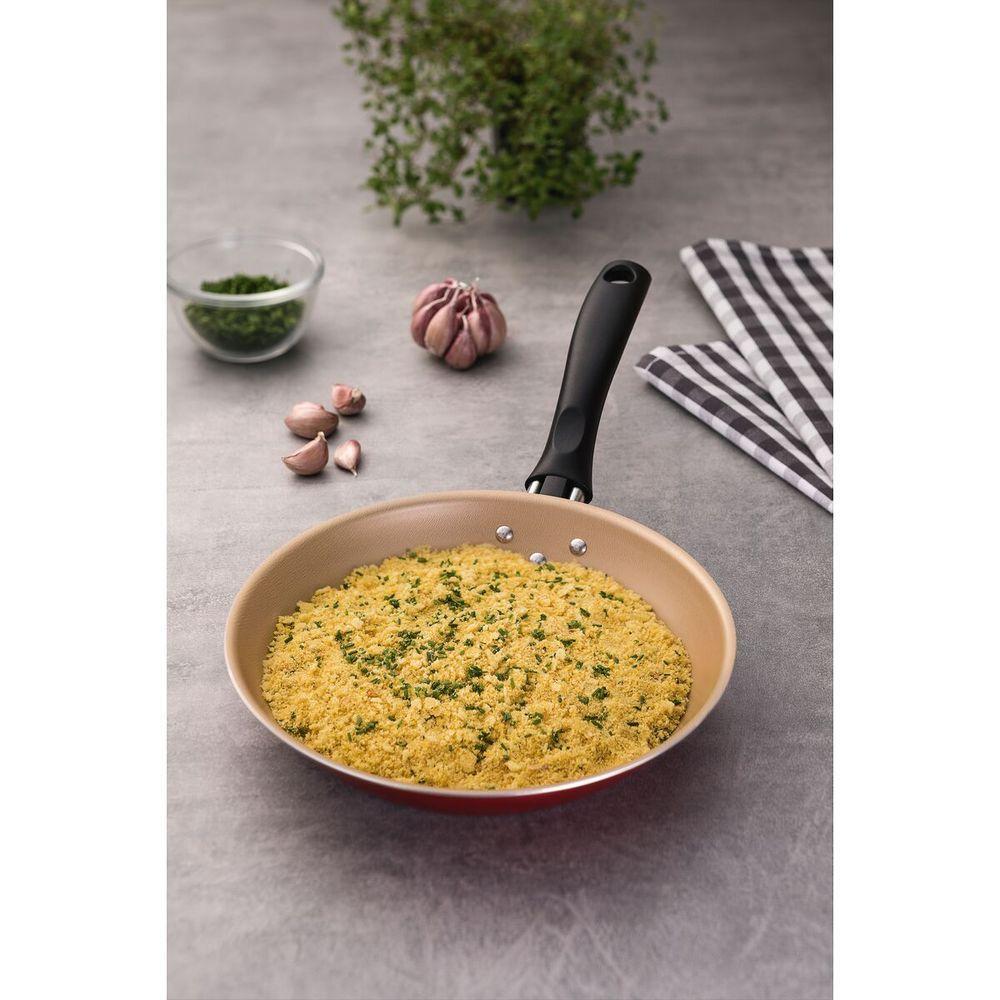 Frigideira Tramontina Turim Em Aluminio Antiaderente Starflon Max Vermelha 24 Cm 1 - 4