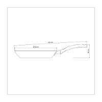 Frigideira Tramontina Turim Em Aluminio Antiaderente Starflon Max Vermelha 24 Cm 1 - 3