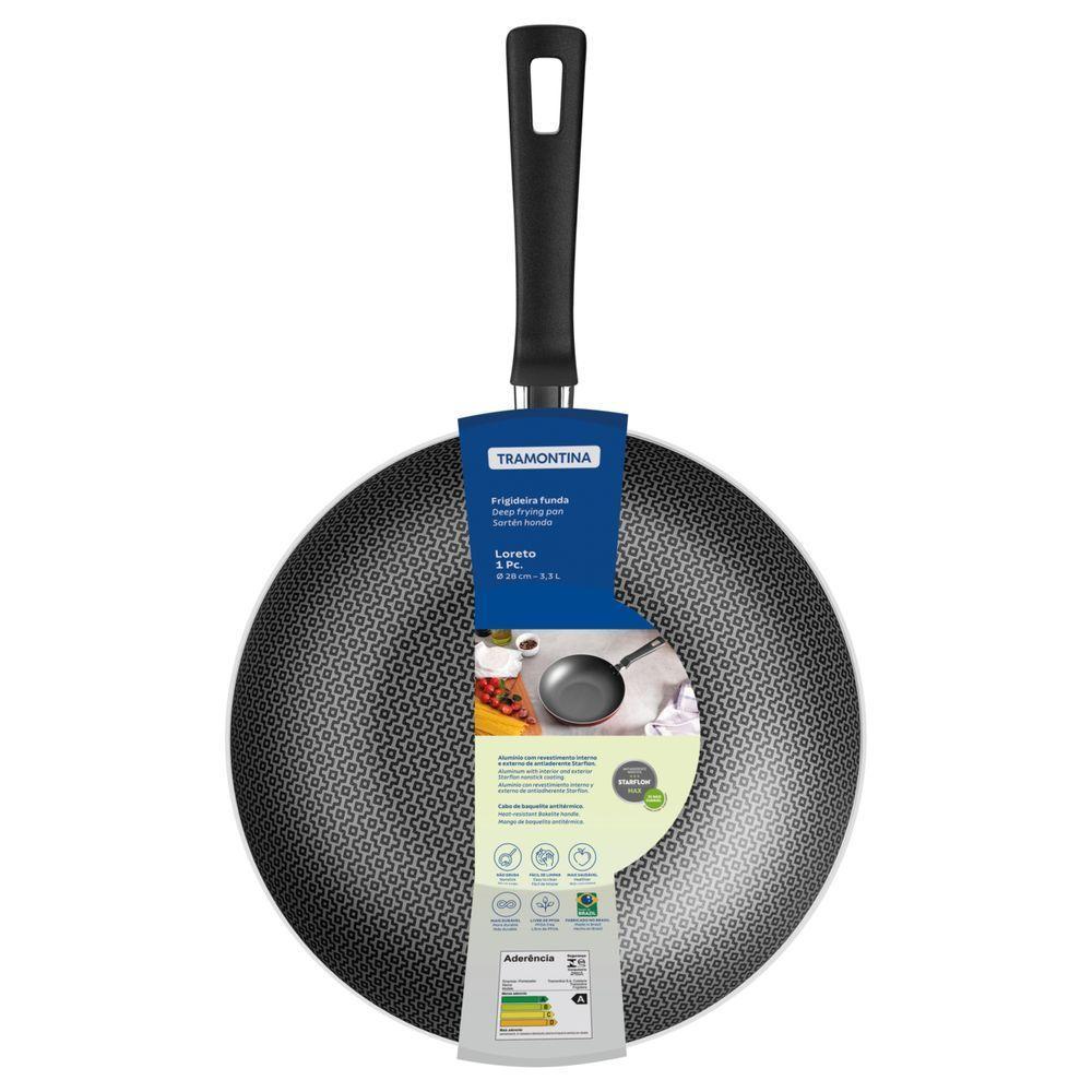Frigideira Funda Tramontina Loreto Em Alumínio Antiaderente Starflon Max Vermelho - 7
