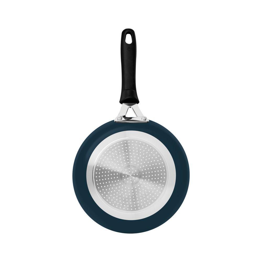 Frigideira Tramontina Tunis Em Alumínio Cerâmico Antiaderente E Externo Siliconado Azul Mediter - 8