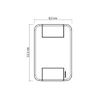 Conjunto 4x2 Com 1 Tomada 2p T 10 A 250 V Tramontina Tablet Branco 120 Unidades - 3