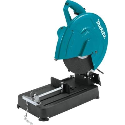 Serra Rapida Portátil 355mm 2200w Com Chave Disco De Corte Lw1401s 220v Makita