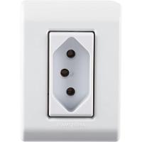 Kit 9 Caixa Sobrepor 1 Tomada 2p+t 10a 250v Tramontina Lizflex - 1