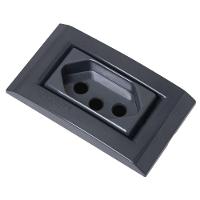 Conjunto Para Móvel 1 Tomada 2p T 10 A Tramontina Liz Grafite - 1