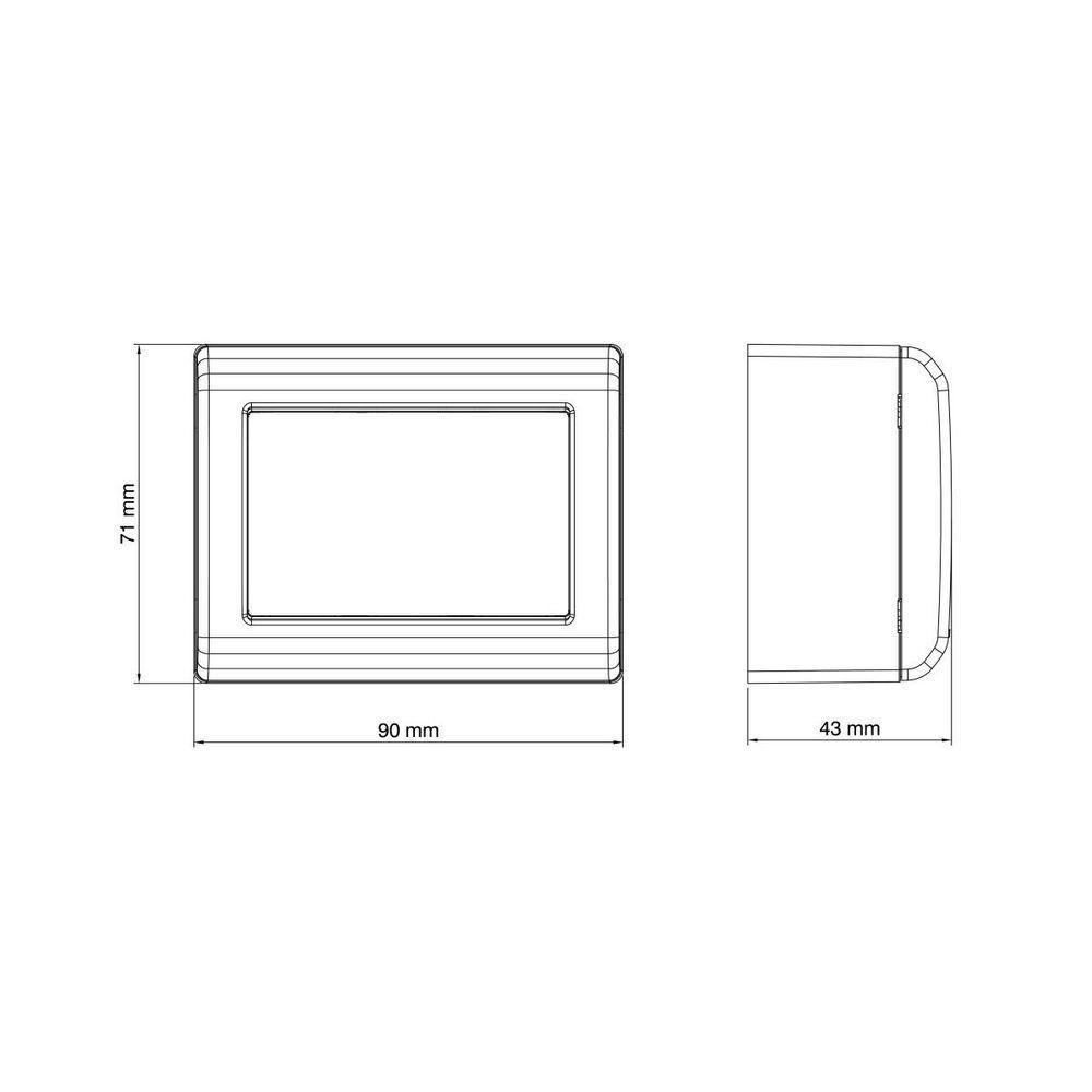 Caixa De Sobrepor Com 3 Tomadas 2p+t 20 A 250 V Tramontina Lizflex Branca - 2