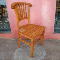 Cadeira Inglesa Em Madeira Maciça De Demolição Sudeste Rústico - 6