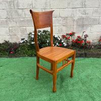 Cadeira Inglesa Em Madeira Maciça De Demolição Sudeste Rústico - 9