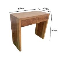 Aparador U Em Madeira De Demolição 2 Gavetas 1,00 X 0,45 X 0,90 Sudeste Rústico - 3