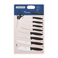 Jogo De Facas Tramontina Plenus Com Lâminas Em Aço Inox E Cabos De Polipropileno Preto 10 Peças - 5