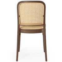 Kit 2 Cadeiras De Jantar Roma Para Sala E Cozinha - Marrom - 6