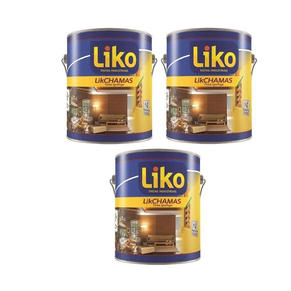 3 Unidades Verniz Antichama 3,6 Lts Com Laudo Ipt - 1