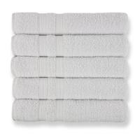 Kit 5 Toalhas De Banho Para Hoteis Super Grossa Felpuda E Macias 100% Algodão Beka Luxo Branco - 5