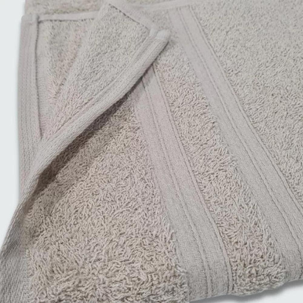 Jogo Toalha 5 Pçs Gigante Felpuda Lisboa 100% Algodão Bege - 4