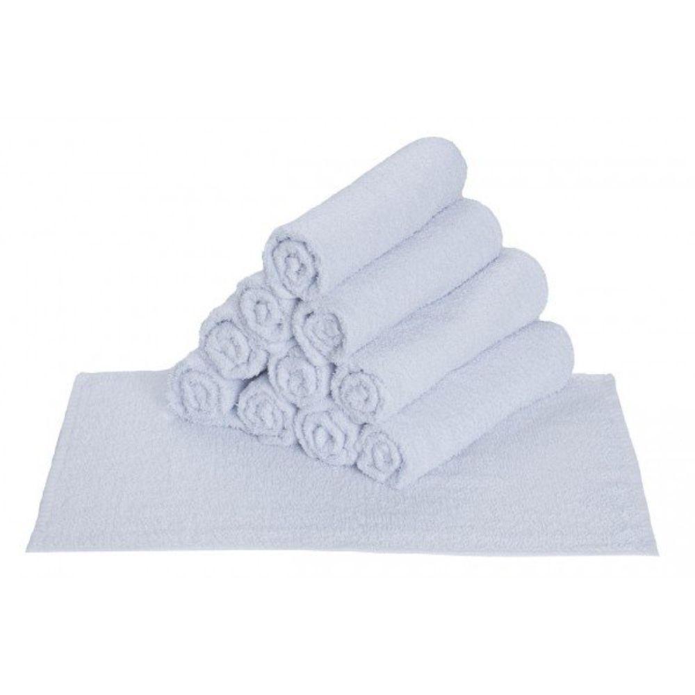 Kit 10 Toalha De Manicure E Pedicure 28x45cm Sal?o Beleza P-unha Branco - 1