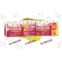 Papel Higienico Suavitá Folha Dupla Leve Linha Premium Super Macio 12 Rolos - 3
