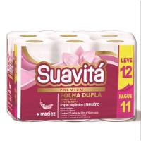 Papel Higienico Suavitá Folha Dupla Leve Linha Premium Super Macio 4 Rolos - 3